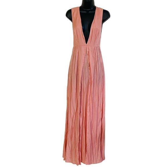 The Jetset Diaries Revolve Peach Wavelength Dress Sz XS NWT - Picture 12 of 13